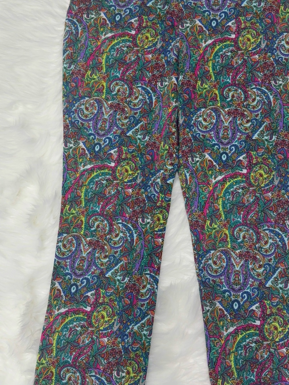 Women Multicolor Paisley Print Leggings